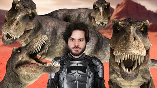 EU TENHO UM EXÉRCITO DE TIRANOSSAUROS REX NO ARK [upl. by Nomelif]