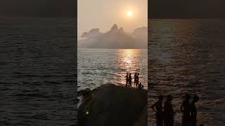 Sunset on the Ipanema beach Rio de Janeiro Brazil [upl. by Garcia]