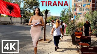 TIRANA WALK  Albania 2023» 🇦🇱 VIRTUAL WALKING TOUR 🚶🎧 ORIGINAL SOUNDS 🚫 NO COMMENT 📺 ASMR [upl. by Htiderem]