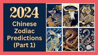 ✨2024 Chinese Zodiac Predictions Part 1  Chinese Horoscope Overview 🐀🐂🐯🐰🐉🐍 [upl. by Pike809]