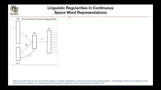 Linguistic Regularities  Lecture 42 Part 1  Applied Deep Learning Supplementary [upl. by Blas]