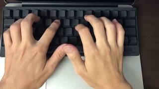 HHKB Professional BT  Richard Stallman Styled Typing Test [upl. by Petronella]