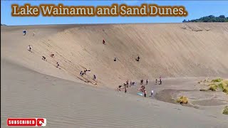 Lake Wainamu Dunes Bethells Sand Dunes west Auckland Bethells Beach Auckland [upl. by Otxilac]