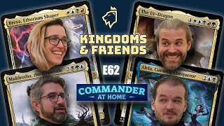 commanderathome amp ​​⁠KingdomsTV  Breya v UrDragon v Alela v Muldrotha  Commander Game [upl. by Ailatan]