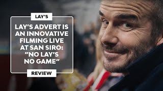 ▷ LAYS ADVERT LIVE from SAN SIRO with BECKHAM and HENRY 2024 quotNo Lays no Gamequot [upl. by Aleafar]