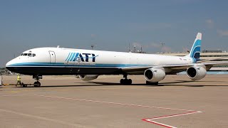 ATI DC870 LANDING  DONCASTER AIRPORT UK [upl. by Oironoh62]