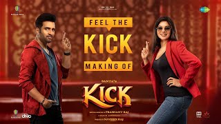 Making of KICK  Santhanam Tanya Hope  Prashant Raj  Arjun Janya [upl. by Yattirb]