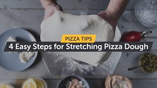 How to Stretch Pizza Dough  4 Super Easy Steps Revealed [upl. by Adieren]