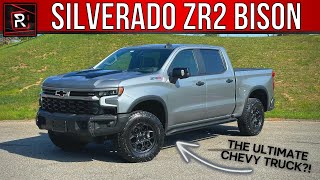 The 2024 Chevrolet Silverado ZR2 Bison Takes GM Closer To The Bonkers Raptor amp TRX [upl. by Atinas744]