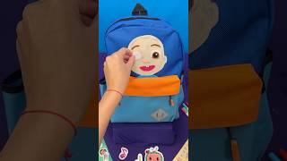 Easy CoComelon Crafts DIY Backpack 123 cocomelon shorts [upl. by Yoo]