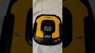 Panasonic Shock Wave Portable CD player Demo [upl. by Rivard320]