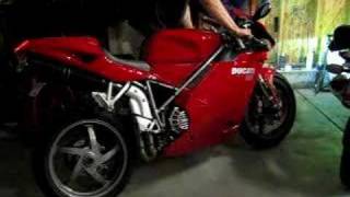 Ducati 998  Garage test [upl. by Imaon217]