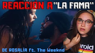 REACCION A quotLA FAMAquot de ROSALÍA ft The Weeknd [upl. by Nryhtak]