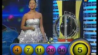 POWERBALL DRAW 24 January 2012 [upl. by Yeldnarb]