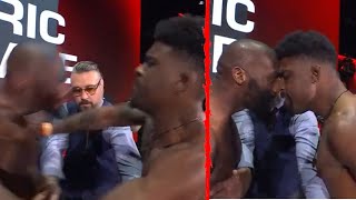 🔴 Cédric Doumbé VS Jaleel Willis en VIENNENT aux MAINS pendant la pesée 😱💥 [upl. by Zea395]