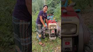 lungi man traditional tiller start challenge 💥💥shorts funny machine [upl. by Tijnar439]