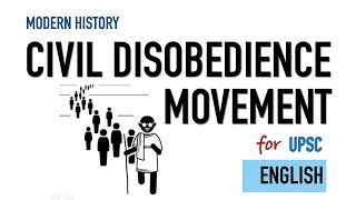 Civil Disobedience Movement  Dandi March  Salt Satyagrah 1930  Modern History for UPSC [upl. by Yreva129]