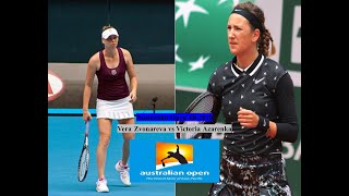 2010 Australian Open 4R  Vera Zvonareva vs Victoria Azarenka Highlights [upl. by Llevart]