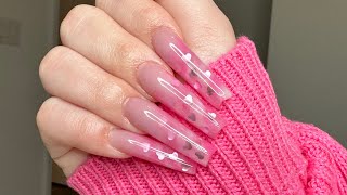 Acrylic Nails Tutorial  Ombré Marble With Encapsulated Nail Art For Beginners [upl. by Odeen]