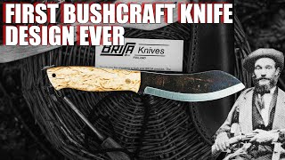 The FIRST  Best bushcraft knife ever Brisa Nessmuk [upl. by Akeme]