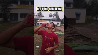 24 HOURS RED FOOD CHALLENGE shorts minivlog foodchallenge viralshorts youtubeshorts food [upl. by Nnair597]