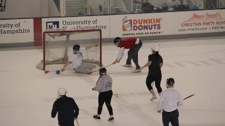 Broomball at UNH [upl. by Schoenberg]