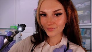 ASMR Detailed Ear Exam amp Ear Cleaning  Ear Scratching Fizzy Medical ASMR [upl. by Haya]