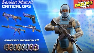 Live Deranking Critical Ops Master Ranked Match 🔫 Gameplay Live 🌟💫  RinzyRox [upl. by Ardnuhsed]