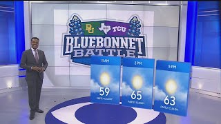 Bluebonnet Battle forecast Warm partly cloudy [upl. by Artemla]