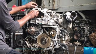 isuzu 4JJ1 Engine timing [upl. by Didi]