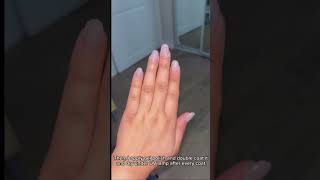 How I do my own acrylic nails nails beginnernailtech gelnailpolish [upl. by Jamey832]