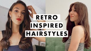 How To Easy Retro Hairstyles  Luxy Hair [upl. by Nirmak679]