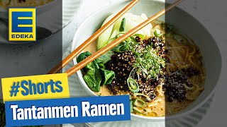 Tantanmen Ramen I Einfaches amp veganes RamenNudelnRezept SHORTS [upl. by Oremoh]