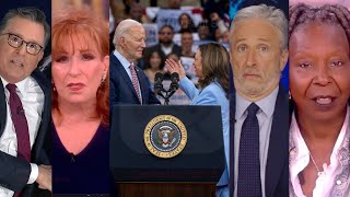 Celebs Weigh In On Calls For Biden To Drop Out [upl. by Noevart]