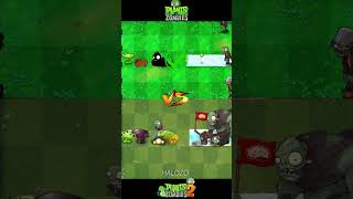 Pvz vs pvz 2  Cob Cannon Doom Shroom Plant Team Vs Zombie Gargantuar Team shorts [upl. by Erine]