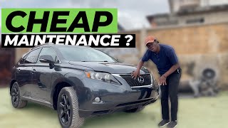 THE TRUE COST of LEXUS RX350  2008  2015  Cost of maintenance Spare Parts amp Common problems [upl. by Diana]