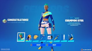 How We Won The FNCS Skin On CONSOLE Champion Kyra Fortnite Skin [upl. by Lais64]