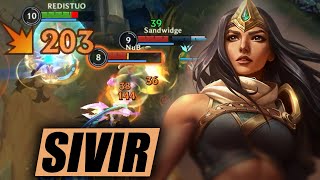 Wild Rift Sivir Gameplay New Champion Build amp Runes [upl. by Annael]