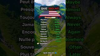 quotQUIZ ANGLAIS 🗣️✨🇺🇸quot quiz english apprendreanglais anglais [upl. by Kylah]