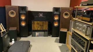 SANSUI AU9500  KLIPSCH RP8000f ii [upl. by Hauge]