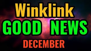 Winklink December Good News  Winklink Prediction amp Price Analysis  Winklink News Today [upl. by Damle]