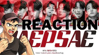 Metal Vocalist  BTS  BAEPSAE Lyrics and Explanation REACTION [upl. by Onid]