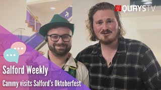 Salford Weekly  Cammy Visits Salfords Oktoberfest Celebrations [upl. by Gessner]