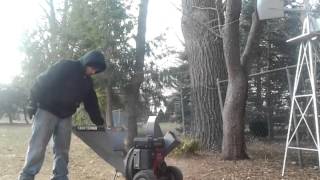 Craftsman 5hp chipper [upl. by Silverman]