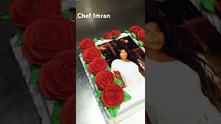 Best heart cake and picture cake Rawalpindi and Islamabad customize cake chefimran birthdaycake [upl. by Siuluj]