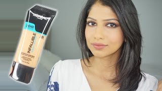 LOREAL Infallible Pro Glow Foundation  Demo amp Review [upl. by Crain]