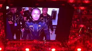 Zhang Weili vs Amanda Lemos walkout [upl. by Hcnarb392]