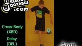 Learn Freestyle Footbag Clipper Stall  Hacky Sack Trick [upl. by Marline574]