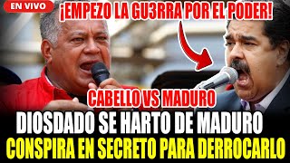 🔴¡URGENTE DIOSDADO CABELLO VS NICOLAS MADURO CONSPIRA EN SECRETO PARA DERROCARLO [upl. by Timmie]