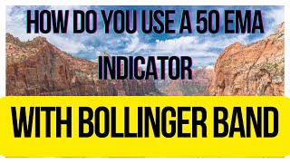 How do you use a 50 EMA indicator with Bollinger band ema bollingerbands [upl. by Assecnirp]